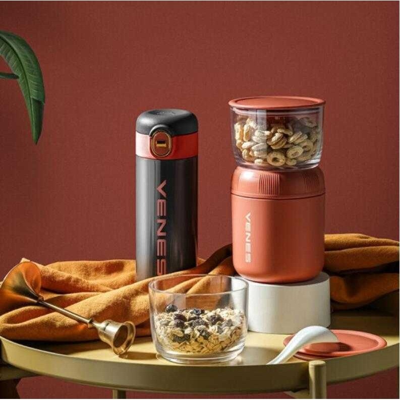 菲驰(VENES)保温杯营养杯早拾光营养套装FC217T