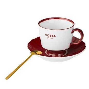 COSTA 摩登咖啡杯 330ml 杯子*1碟子*1勺子*1组合套装 CO-KFB003