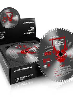中村7AKUMA系列TCT10pcs木材切割184mm圆锯片60T多片锯推台锯