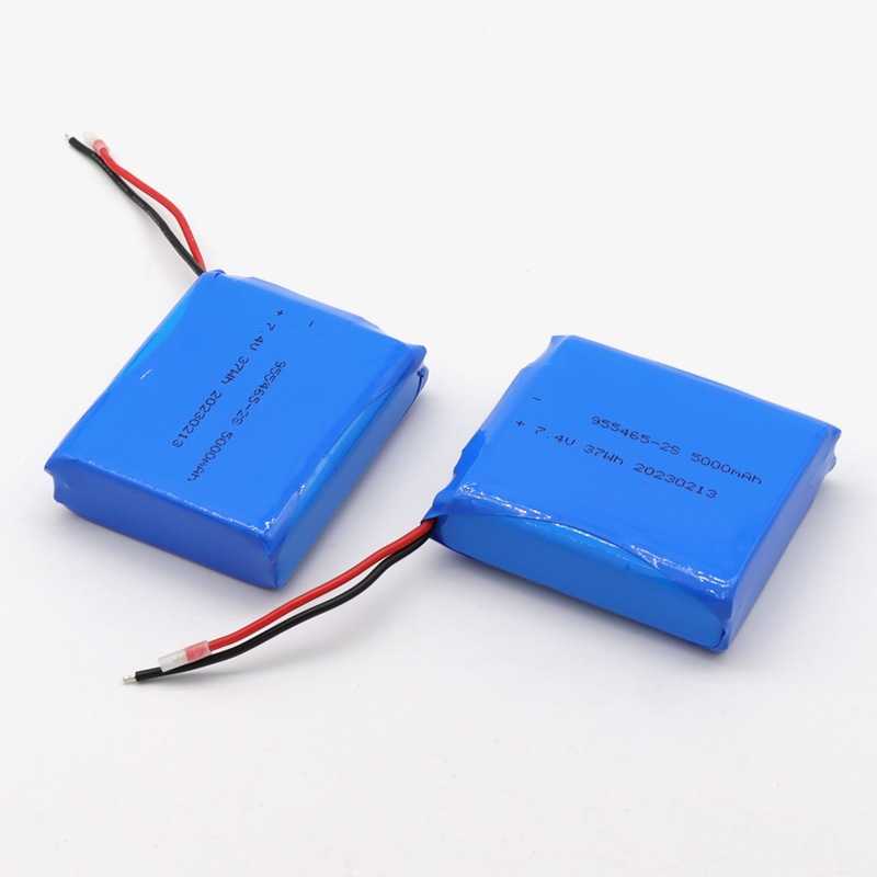 聚合物锂离子电池955465 2S1P 7.4V 5000mah 量大从优 欢迎咨询
