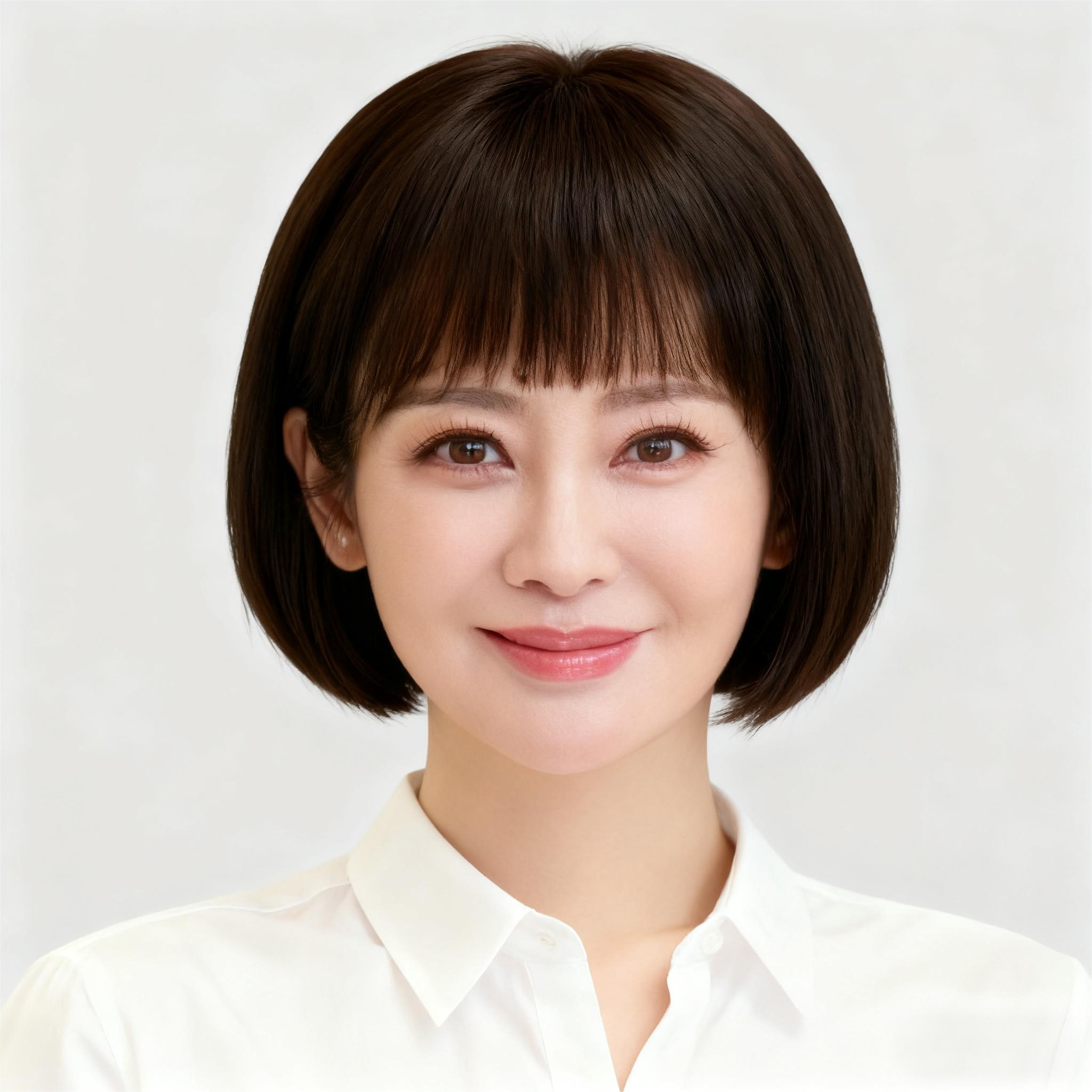 假发中老年女士妈妈款全头套真发女丝短发波波头轻薄透气自然减龄