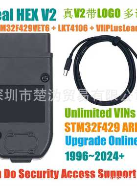 Real HEX V2 VAGCOM VCDS STM32F429 5053 Support SFD 多语种