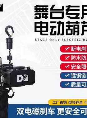 250kg500kg1000kg2000kg升降舞台吊机设备智能电动重型环链葫芦