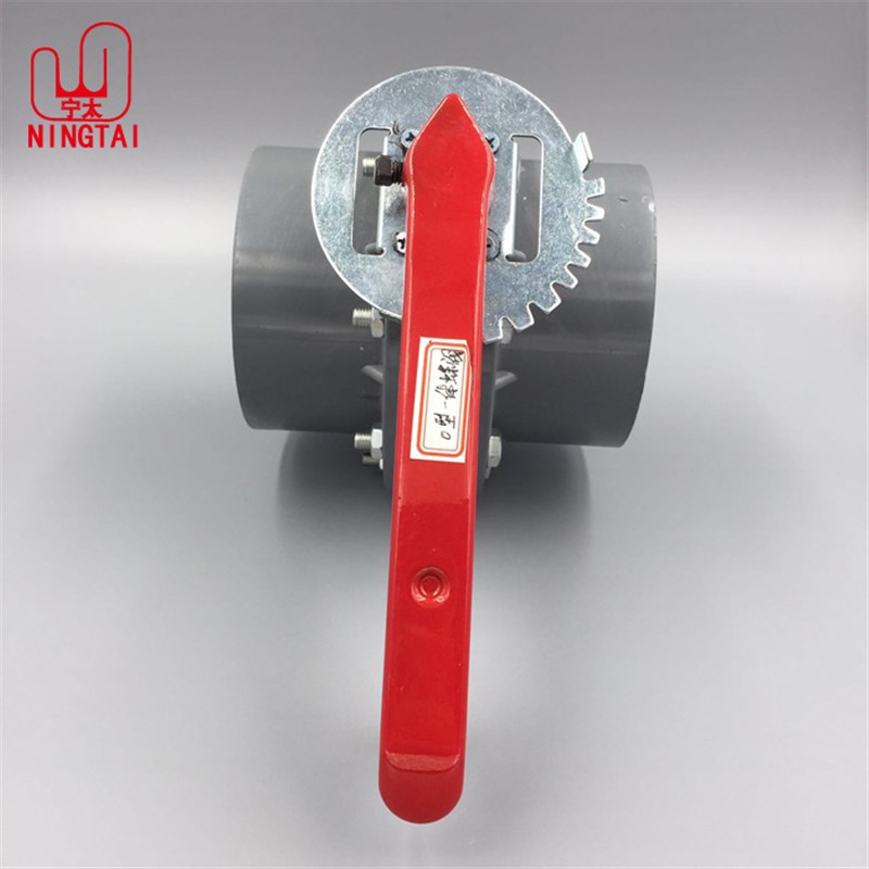 O型一体蝶阀 PVC蝶阀 110 125 160 200