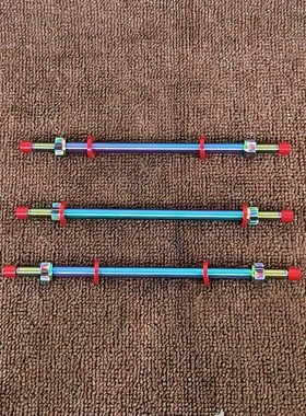 DIO50JOG50jog90摩托车改装前轮轴不锈钢镀钛直径10MM长度250/220