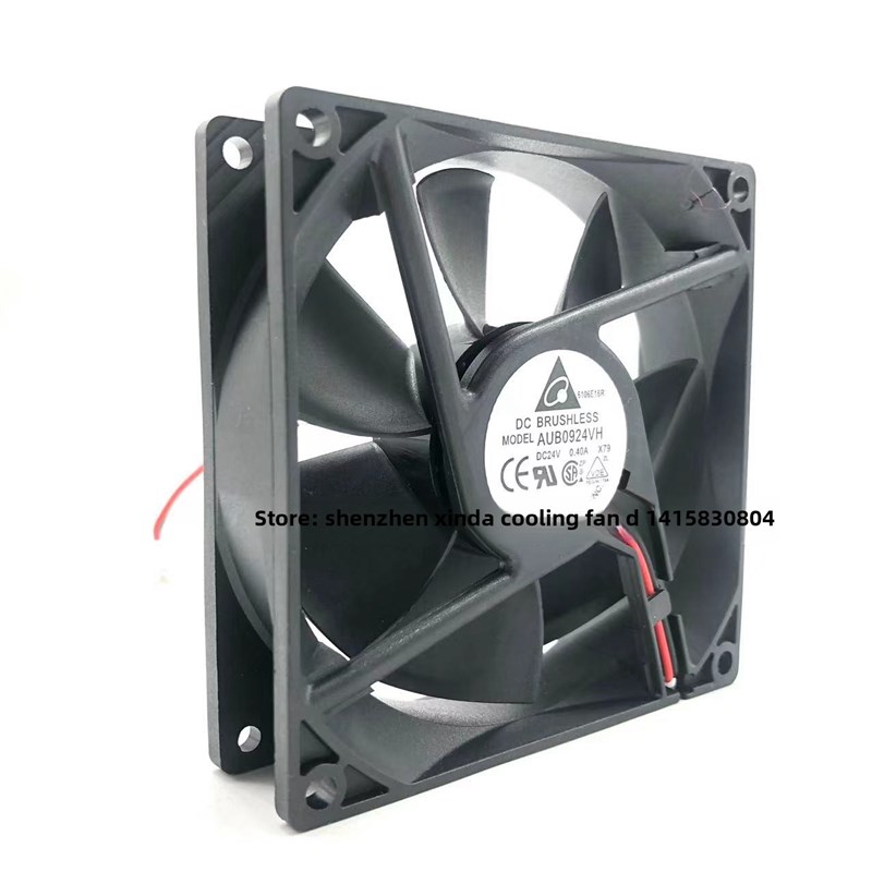 新达美Afb0924Vh Aub0924Hh 9025 24V 0.40A 0.25A散热风扇