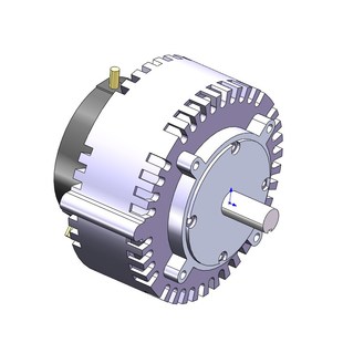 617 一款 特殊创意造型电机3D零件图图纸UG6.0模型含step格式