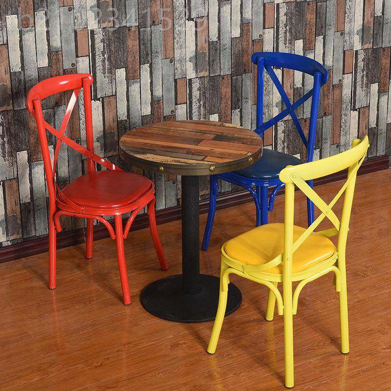 艺美式啡乡村餐椅复古FEZ餐厅靠背椅铁背椅咖馆座椅叉子火锅店桌,农用物资,苗木固定器/支撑器,淘宝优惠券,粉丝福利购,淘宝优惠卷