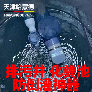 哈蒙德防反水止逆阀止回阀110管下水防倒灌pvc排水管污水井化粪池