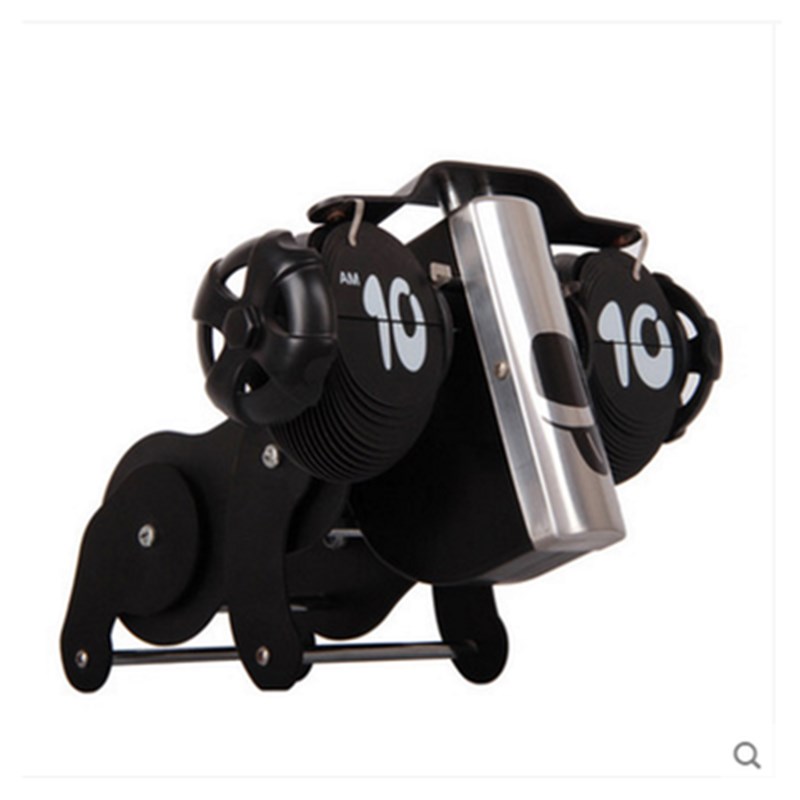 嘻哈狗翻页钟 自动翻页钟客厅D欧式座钟摆件复古机械钟表现代