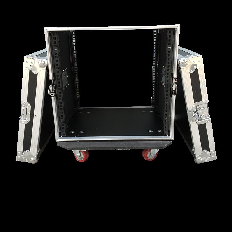 专业12Ud16U两开门航空箱机柜功放航空箱音响柜调音台机柜防震机