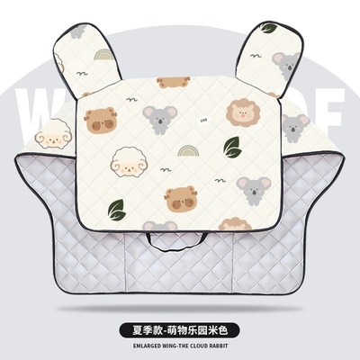 挡风被电动车春秋小型电车风挡摩托车夏季遮阳防晒防风防水罩薄款