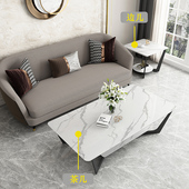 岩板茶几意式 茶几电视柜组合 轻奢家用客厅茶几桌简约现代2021新款