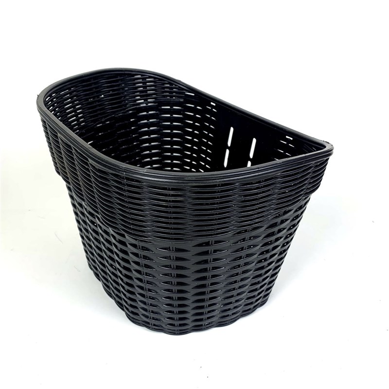 新款塑料车篮复古车筐自行车车篓自行车菜篮子电动车筐Y自行车车