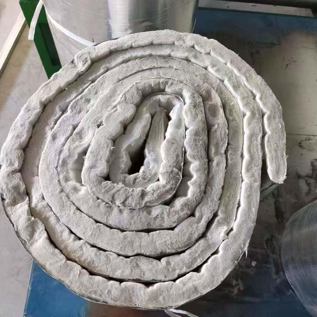 单面带铝箔硅酸铝针刺毯设备保温硅酸铝棉耐火硅酸保温棉