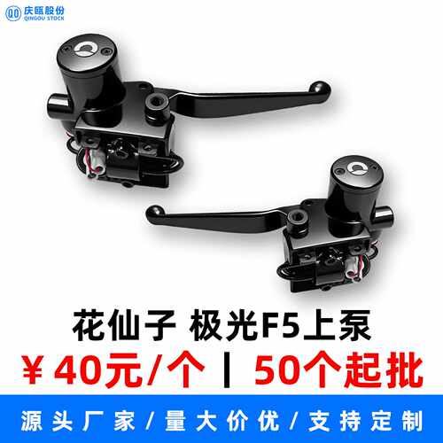 适用于新日电动车花仙子极光F5左右前后碟刹上泵制动刹车DF5手柄