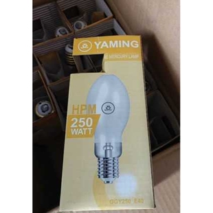 亚灯亚明自镇流荧光高压汞灯125W160W250W450W自镇水银灯紫外线