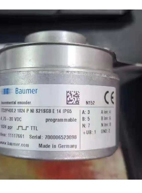 BAUMER堡盟增量编码器TD2PH002 1024 P NIS21SG8 E141P65