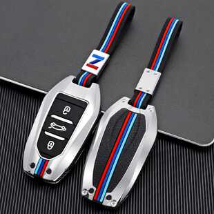 东风标致2008钥匙套2022款508l专用4008扣3008高档5008汽车金属壳