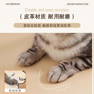 宠物猫狗碗垫吃饭餐m垫防水防溢出防滑不沾毛食盆多巴胺猫咪垫耐