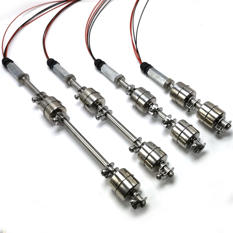 可调式液位开关不锈钢双浮球水位控制器传感器水箱水池高低排水04