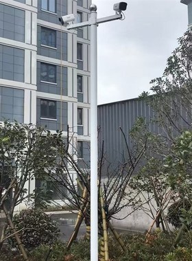 监控杆1/2/ 2.5/3/3.5/4/5/6米 监控立杆组合杆 枪击杆 球机杆