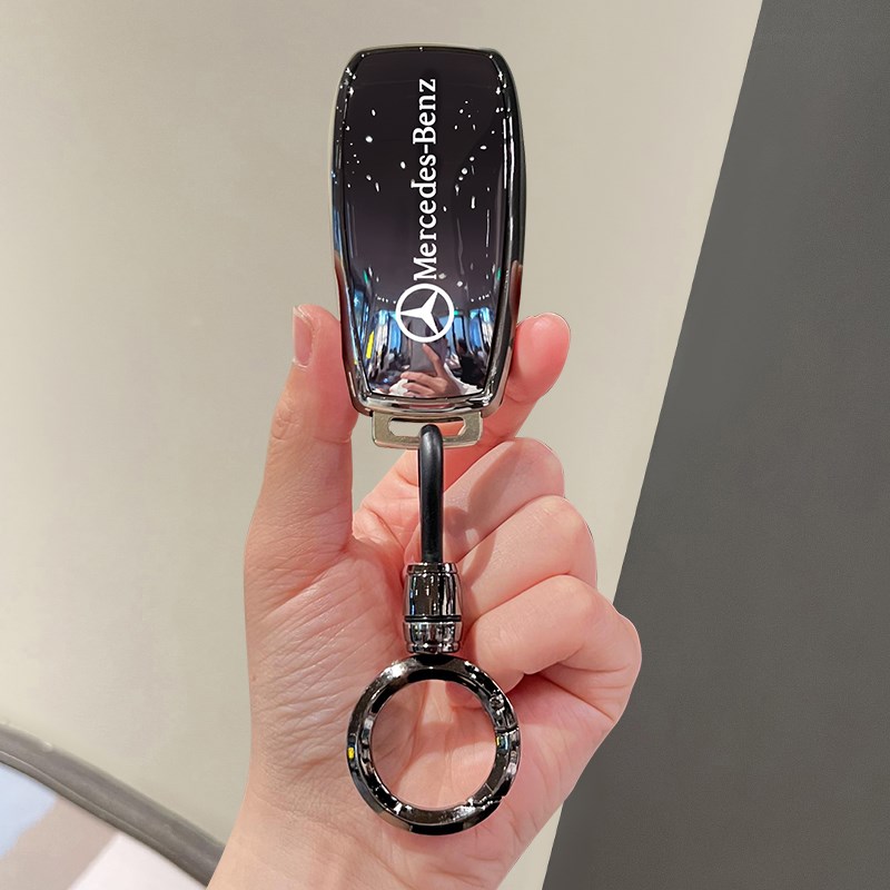 奔驰e300l钥匙套c260l车a200l男c200l扣glc gla glb220 gle350壳