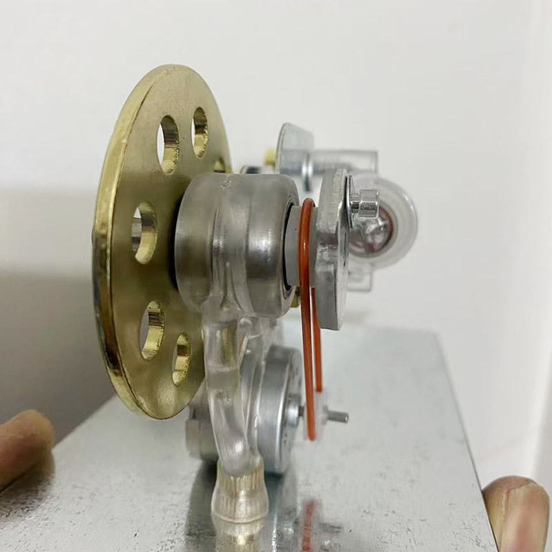 方写斯特林发动机发电机蒸汽机物理实验科普科学制作发明玩具模型