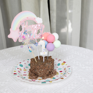 宠物生日饰品猫咪庆生围兜帽子蜡烛围嘴狗狗蛋糕装饰拍照饰品可爱