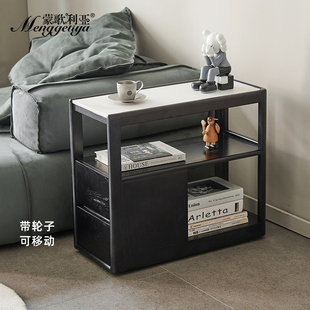 边柜i侧边柜可移动边几实木角几客厅茶几家用小茶台茶 沙发旁边