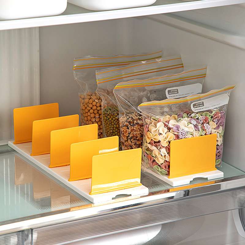 冰箱门侧门分隔板冷冻室隔断整理片冷藏抽屉自由组合分格收纳
