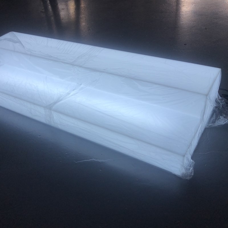 亚克力压克力梯级形展示架 白色灯箱酒架 多层发光酒架道具