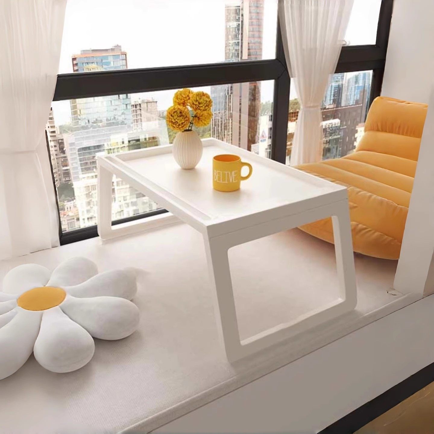 飘窗桌子小茶几可折叠榻榻米阳台迷你窗台茶桌卧室坐地矮桌ins风,住宅家具,炕几/飘窗几,淘宝优惠券,粉丝福利购,淘宝优惠卷