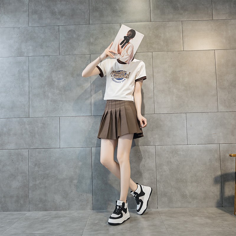 厚底网面小白鞋女202p5夏季新款百搭高帮透气内增高运动休闲板鞋