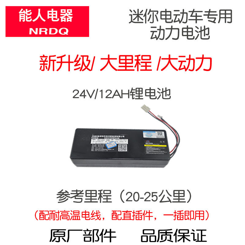 迷你电动车电池 锂电池 电瓶 24V 36V 小海豚 折叠车 滑板车 能人