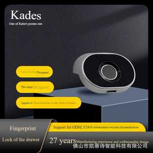 Electronic fingerprint lock handle cabinet lock