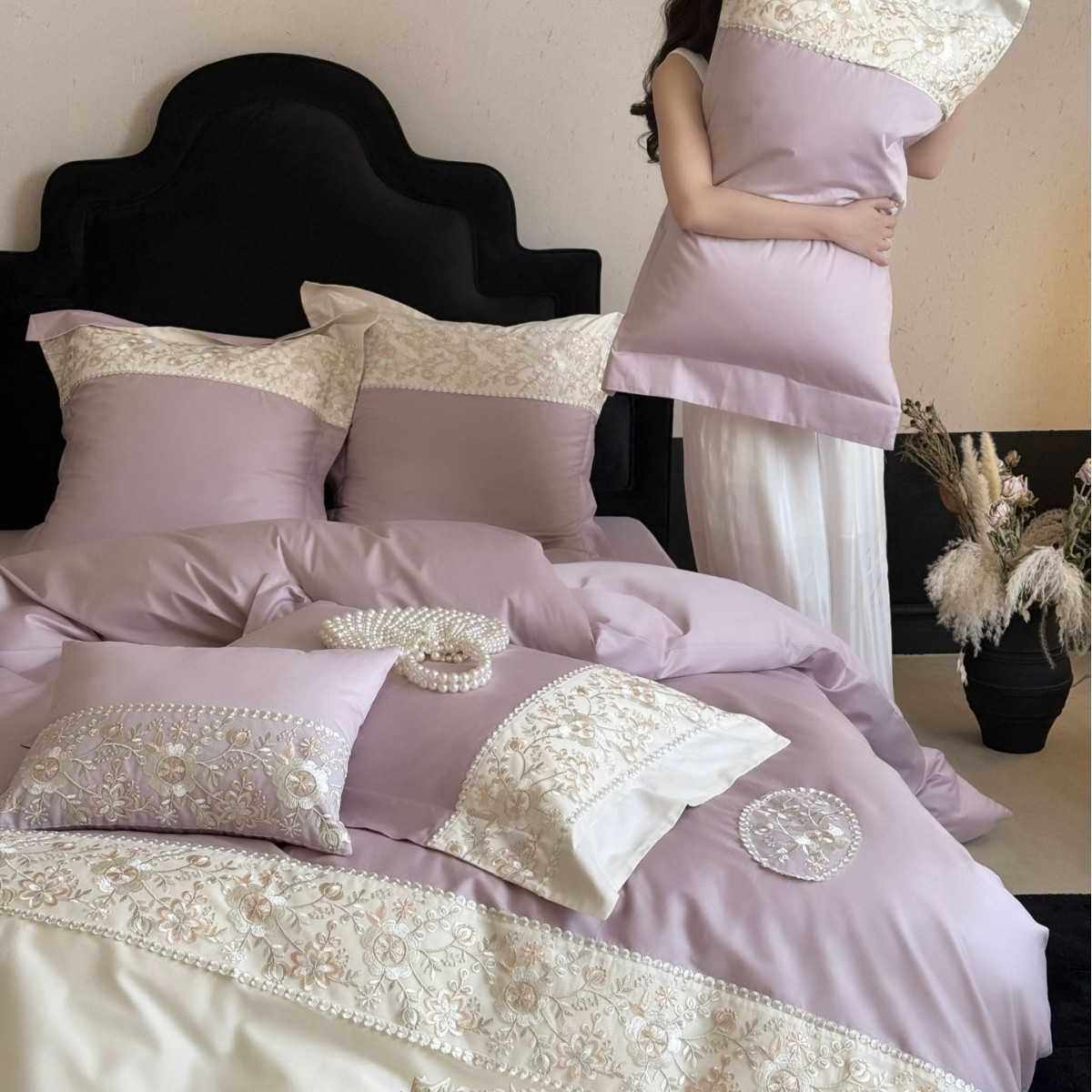 长绒棉纯棉四件套刺绣清新浪漫四季用床上用品被套床单法式4件套,电子元器件市场,其它元器件,淘宝优惠券,粉丝福利购,淘宝优惠卷