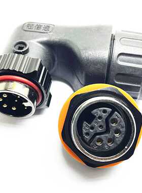 冠信通LLT-Mj25 4+5芯新能源电池大电流加信号连接器防水防油ip67