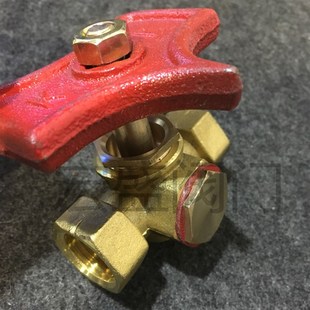 高压加厚铜旋塞阀 锅炉 压力表三通旋塞阀 二通旋塞阀4分M20x15
