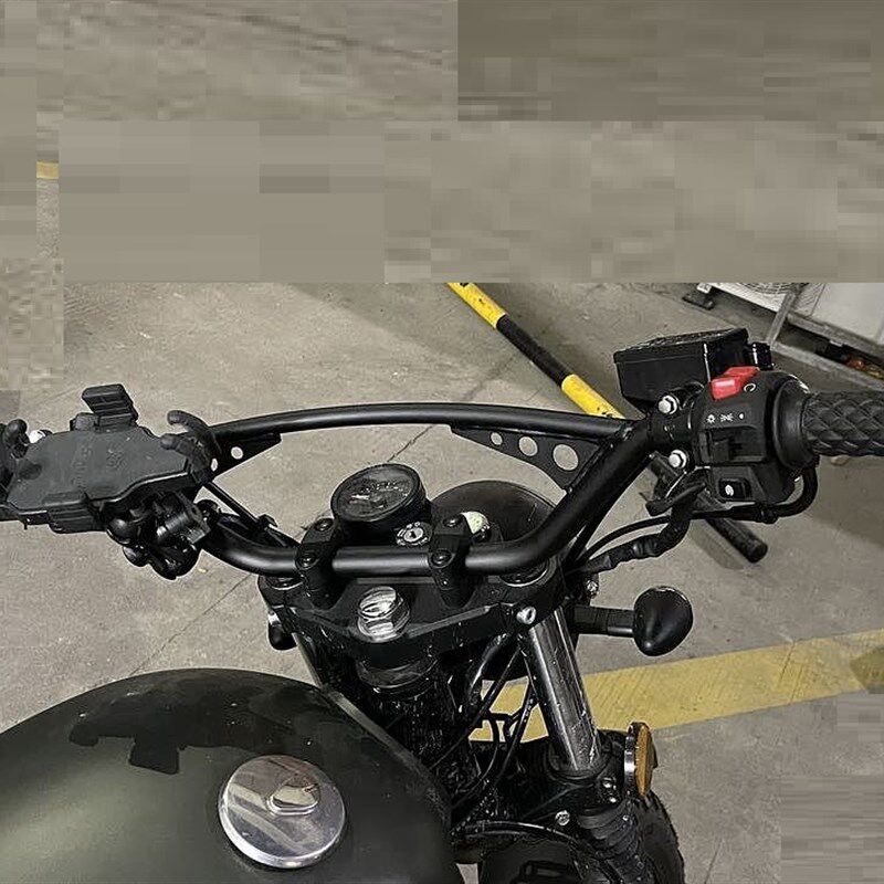 鑫源400复古改装攀爬车把 直径22mm阔把方向把 鑫源650镂空大雁把