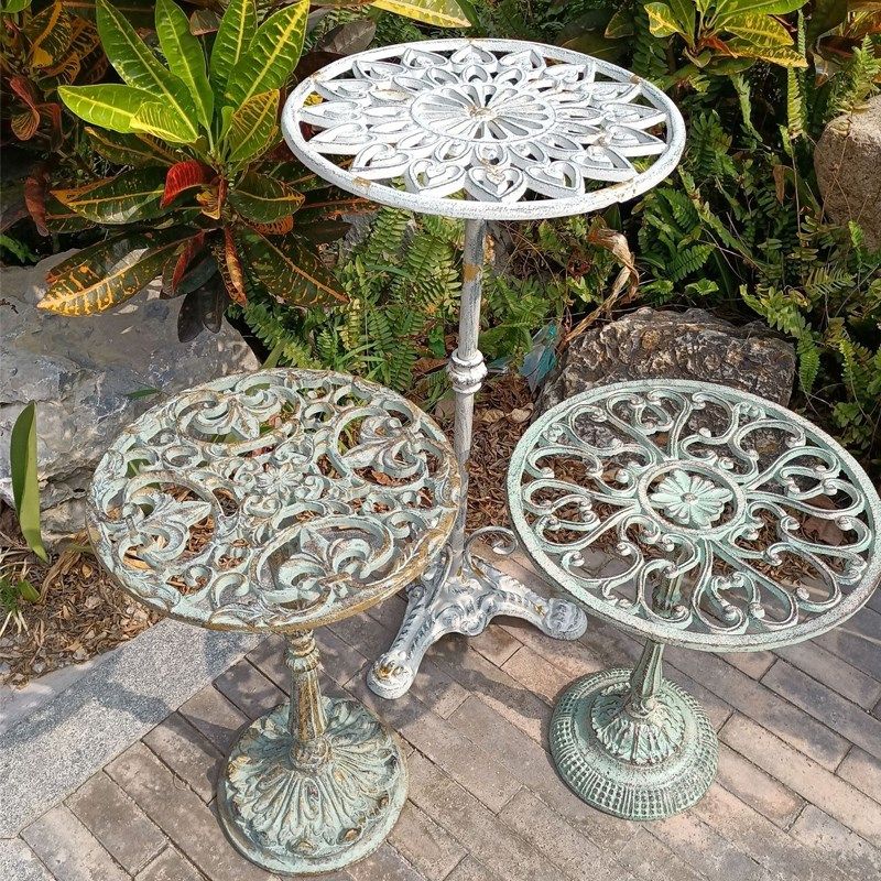 欧式铸铁复古高脚花凳落地户外花园阳台客厅装饰花托庭院置物花架,鲜花速递/花卉仿真/绿植园艺,洒水/浇水壶,淘宝优惠券,粉丝福利购,淘宝优惠卷