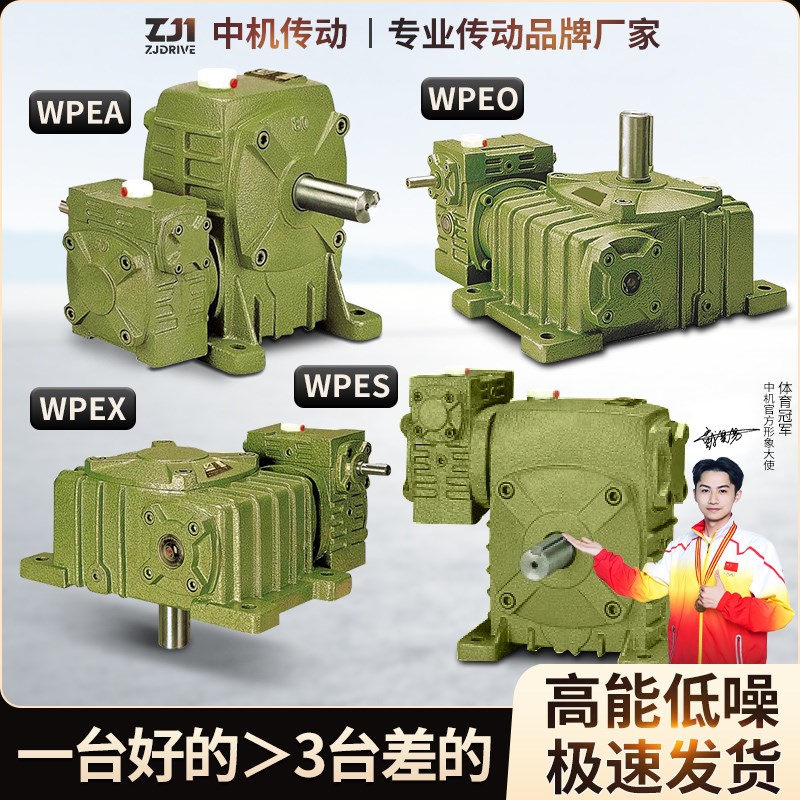 WPEA WPEO WPEX WPES 5080 60100 70120 双级涡蜗轮蜗杆减速机