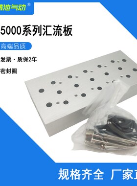 SYJ5000电磁阀阀板汇流板SS5YJ5-20-12 13 14 15 16 17 18 19 20