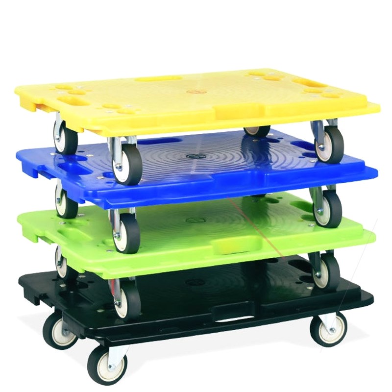 德国进口日本小板车乌龟车平板手推四轮万向可移动底座移动托盘摆