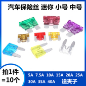 15A 10A 20A 25A 40A 汽车保险丝插片车用迷你号小号中号 30A
