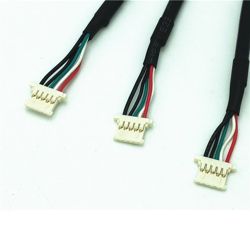 定做ul2547 s端子线MX1.25-5 P4芯屏蔽线OD3.5屏蔽纯铜线触摸屏线