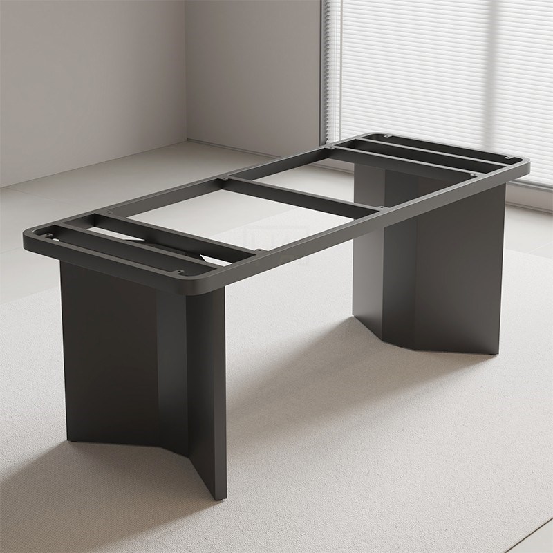 简约金属桌腿支架不锈钢餐台脚大理石底座奢石茶桌架子岩板桌子腿