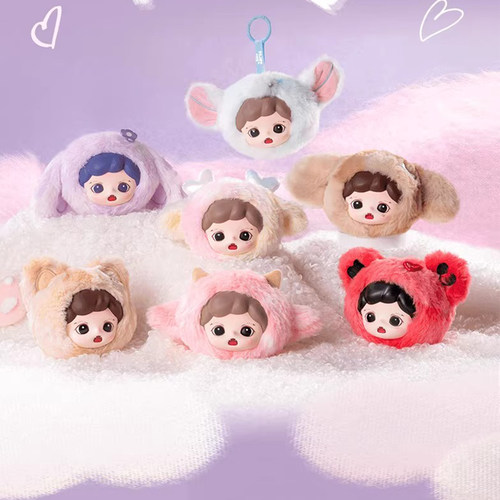 正版【tnt】Zoraa 软软小世界系列潮玩盲盒挂件包挂搪胶毛绒