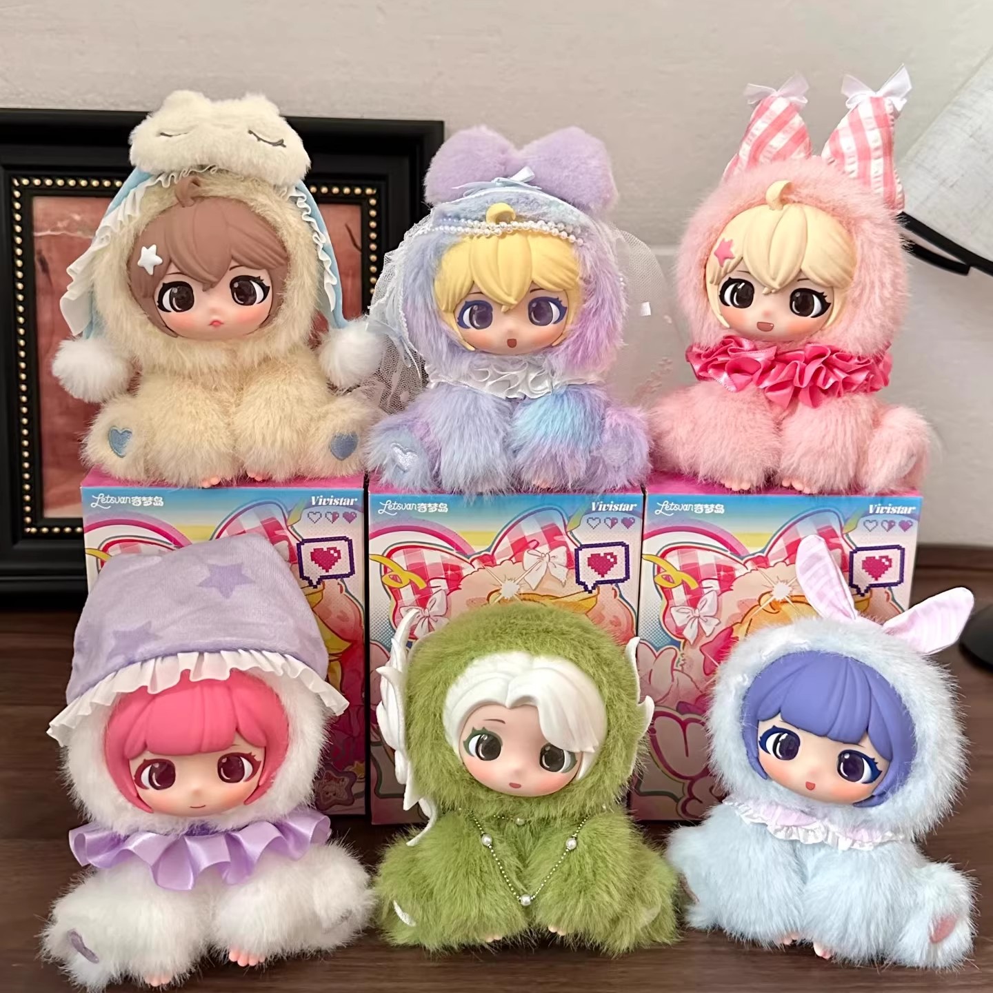 Vivistar日常生活搪胶毛绒盲盒礼