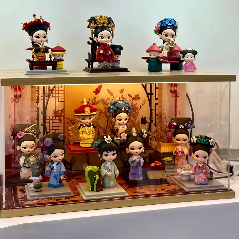 正版甄嬛传四代妃华妃年世兰系列盲盒官方手办锦鲤拿趣潮摆件礼物